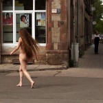 At and around a train station