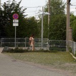 At and around a train station