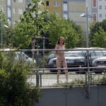 At and around a train station