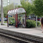 At and around a train station