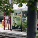 At and around a train station