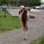 At a castle overlooking the city