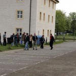 At a castle overlooking the city