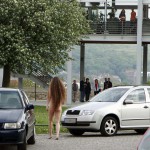 At a castle overlooking the city