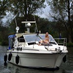 Next to a road in a shop