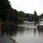 Next to a road in a shop