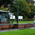 Next to a road in a shop