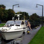 Next to a road in a shop