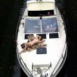 Next to a road in a shop