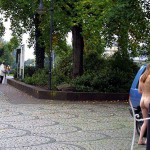 Next to a road in a shop