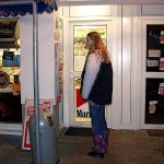 Shoplifting in a kiosk