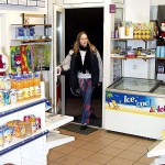 Shoplifting in a kiosk