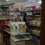 Shoplifting in a kiosk
