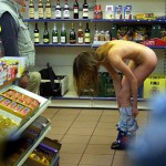 Shoplifting in a kiosk