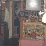 A strip game in a bar