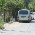 Through the streets on a bicycle