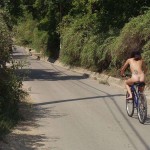 Through the streets on a bicycle