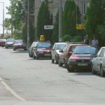 Through the streets on a bicycle
