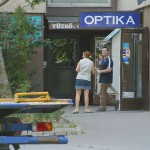 Through the streets on a bicycle