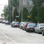 Through the streets on a bicycle