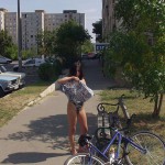 Through the streets on a bicycle