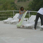 Clothes being stolen at a campground