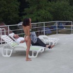 Clothes being stolen at a campground