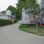 Clothes being stolen at a campground