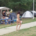 Clothes being stolen at a campground