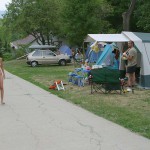 Clothes being stolen at a campground