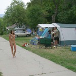 Clothes being stolen at a campground