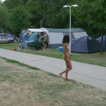 Clothes being stolen at a campground