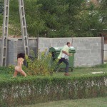 Clothes being stolen at a campground