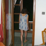 Strolling through the streets at night