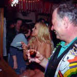 In a bar during carneval