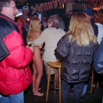 In a bar during carneval