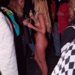 In a bar during carneval