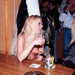 In a bar during carneval