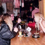 In a bar during carneval