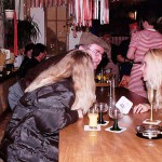 In a bar during carneval