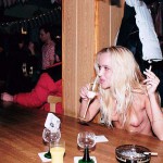 In a bar during carneval