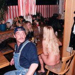 In a bar during carneval