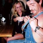 In a bar during carneval