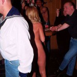 In a bar during carneval