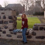 In a city near a main road