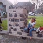 In a city near a main road