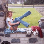 In a city near a main road