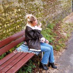 On a path next to the riverside