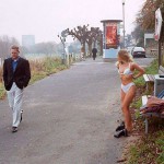 On a path next to the riverside