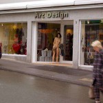 At the shopping streets